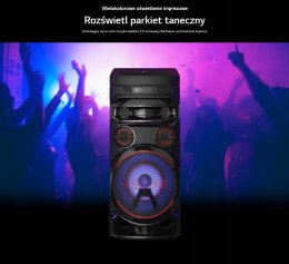 DUŻY MOCNY GŁOŚNIK LG RNC7 XBOOM 1000W LED 2xUSB BLUETOOTH RADIO KARAOKE