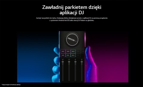 DUŻY MOCNY GŁOŚNIK LG RNC7 XBOOM 1000W LED 2xUSB BLUETOOTH RADIO KARAOKE
