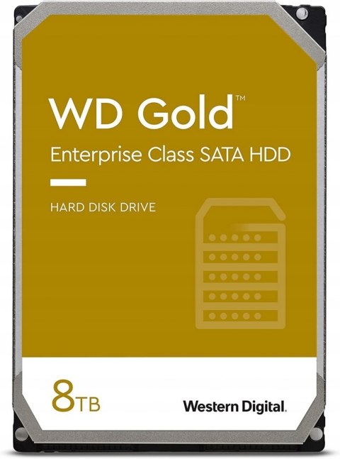 Dysk wewnętrzny HDD WD Gold 8TB WD8005FRYZ