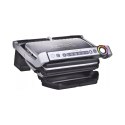 Kontaktowy grill elektryczny Tefal OptiGrill GC705D16 srebrny/szary 2000 W