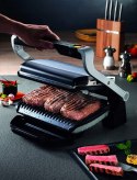 Kontaktowy grill elektryczny Tefal OptiGrill GC705D16 srebrny/szary 2000 W