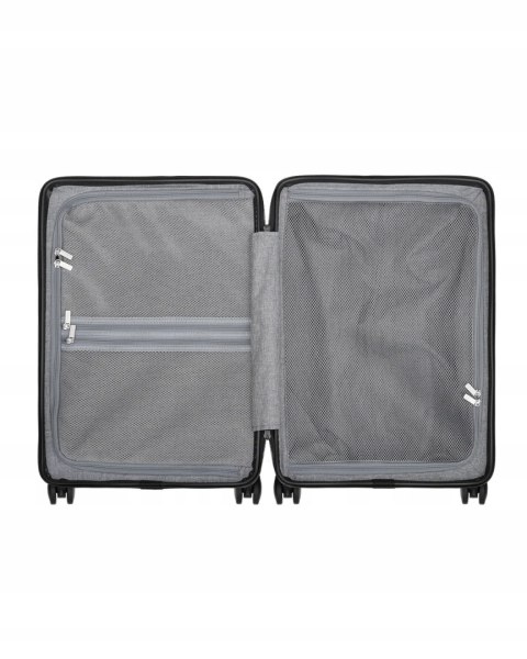Level8 Walizka twarda średnia poliwęglan 40 l Szara 55cm