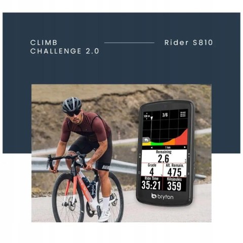 Licznik rowerowy bezprzewodowy BRYTON S81 0E