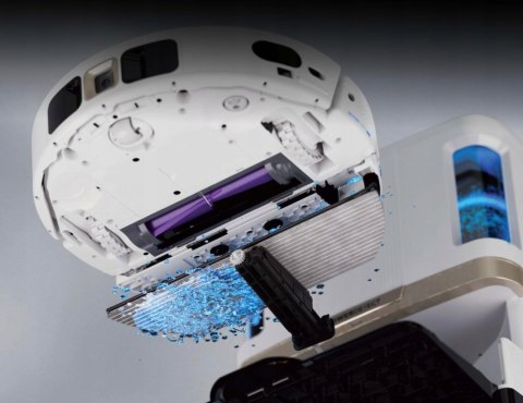 Robot odkurzający mopujący Shark PowerDetect 2w1 biały AV2800ZEEUWH