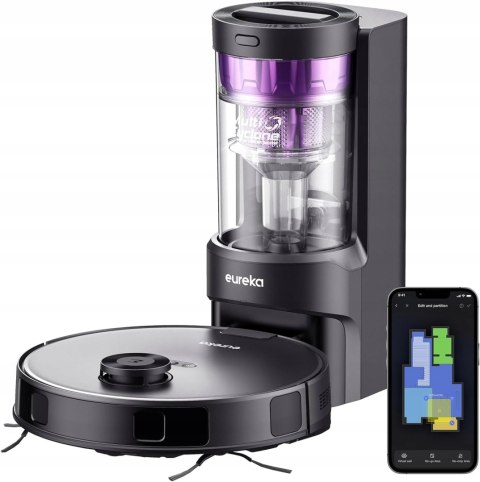 Robot sprzątający Eureka NERE10S czarny 600 W 0,25 l mopowanie