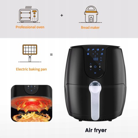 Frytkownica beztłuszczowa Vpcok Direct LQ2507B2 1500 W 3,5 l