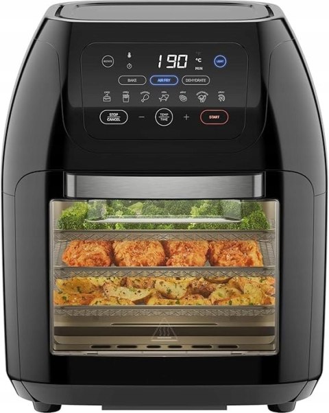 Piekarnik frytkownica Chefman Rotisserie Air Fryer 1800W 10L Rożen obrotowy