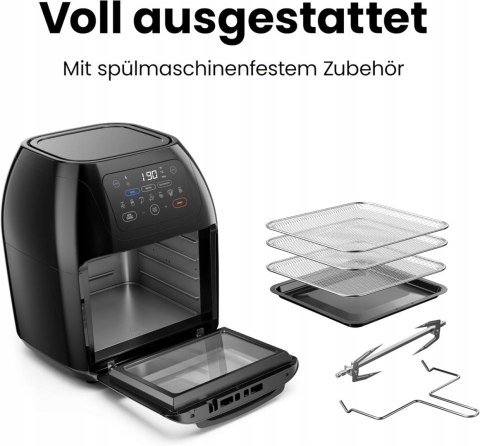 Piekarnik frytkownica Chefman Rotisserie Air Fryer 1800W 10L Rożen obrotowy