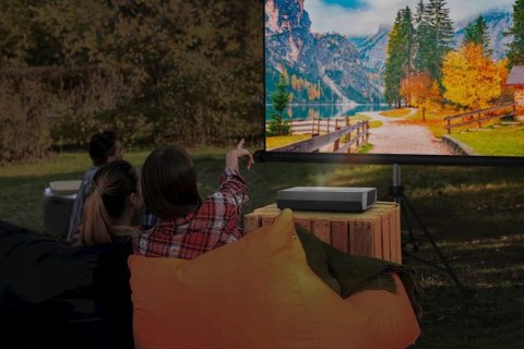 Projektor DLP Optoma CinemaX P2 biały