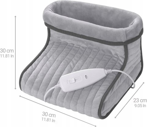 But elektryczny ogrzewacz Medisana FWS Foot Warmer szary