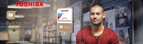 Dysk twardy Toshiba NAS N300 4TB SATA III 3,5"