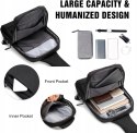 FANDARE Plecak na ramię sling bag granatowy 31 cm miejski kompaktowy USB