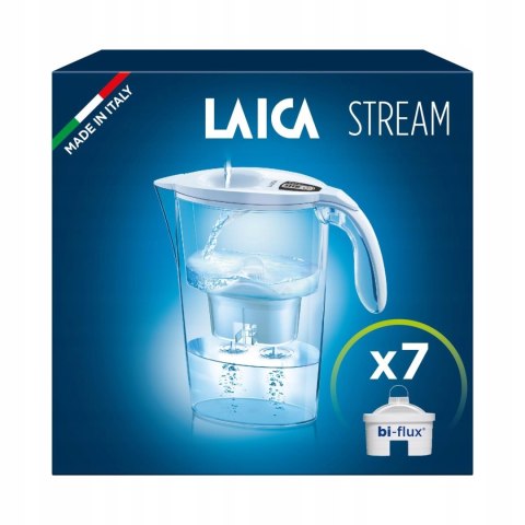 LAICA J9090W Stream Line Karafka filtrante - 2,3L - Blanc - 7 filtrów