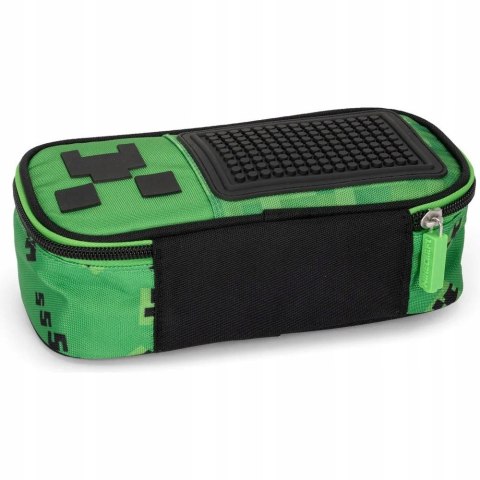 Piórnik Minecraft szkolny saszetka potrójny organizer 22 cm