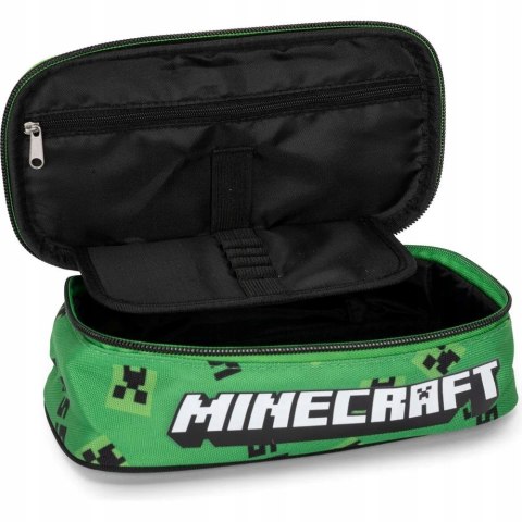 Piórnik Minecraft szkolny saszetka potrójny organizer 22 cm