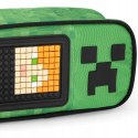 Piórnik Minecraft szkolny saszetka potrójny organizer 22 cm