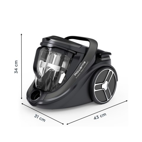 Rowenta RO7935 bezworkowy odkurzacz filtr HEPA 500W czarny