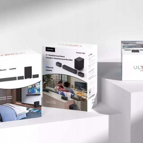 Soundbar Ultimea Poseidon D50 5.1 320 W czarny