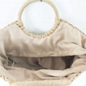 Torba pleciona w stylu boho, przenośna, damska torba ze słomy 40 X 24 cm