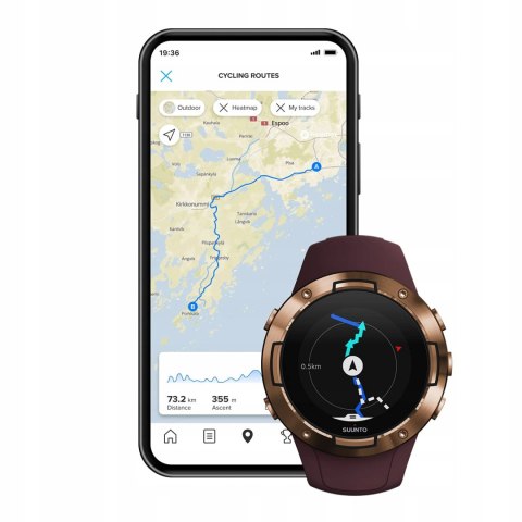 Zegarek sportowy Suunto 5 różowy