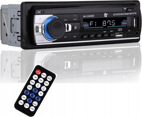 Radio samochodowe NK Auto 1 DIN Bluetooth USB x2 AUX MP3