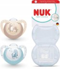 NUK First Choice Smoczki dla niemowląt | 0-6 miesięcy 2 sztuki
