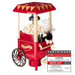 Urządzenie do popcornu KORONA 41100 czerwony 1200 W