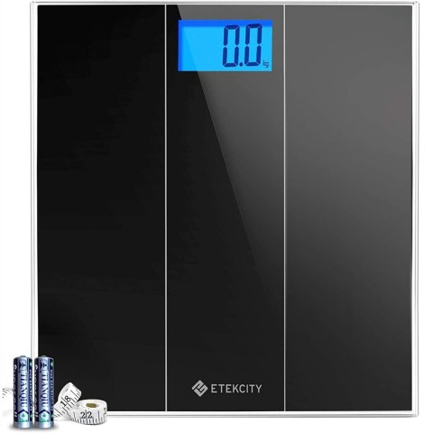 Cyfrowa Waga Łazienkowa Etekcity EB4074S Szklana 180kg Dokładna LCD Srebrna