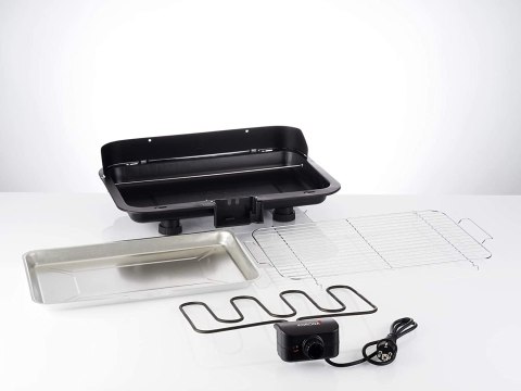 Tradycyjny grill elektryczny Korona 46117 czarny 2200 W