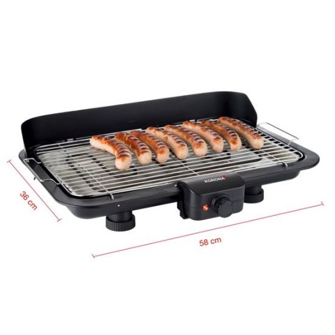 Tradycyjny grill elektryczny Korona 46117 czarny 2200 W
