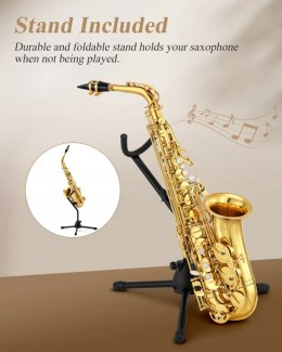Donner Eastar AS II Student Gold Laquer E Flat Alto EB134 Saksofon altowy