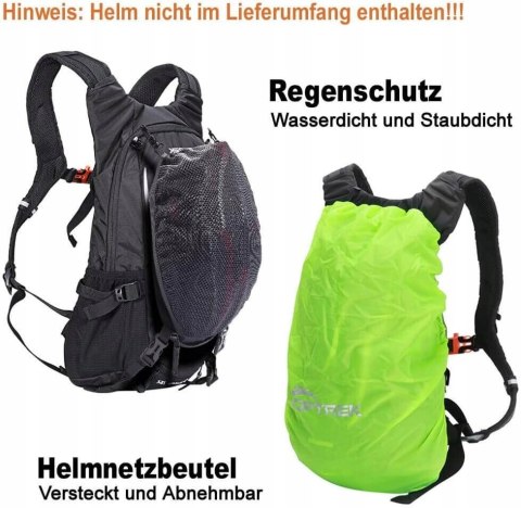 Plecak Rowerowy Toptrek 18L Ultralekki Wodoodporny