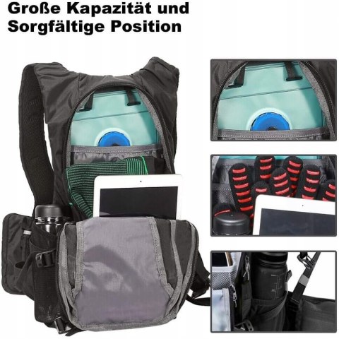 Plecak Rowerowy Toptrek 18L Ultralekki Wodoodporny