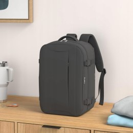 Lossga Bagaż ręczny plecak kabina Easyjet 40x20x25cm Czarny