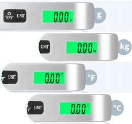 Waga bagażowa Blendura do 50 kg srebrna