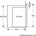 Balay Kuchenka mikrofalowa bez ramki, 38 cm, 25 l, Aqualisis,