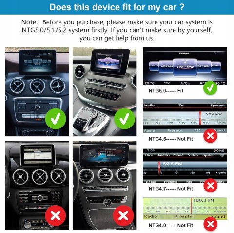 Nineton Radio Samochodowe 12,3" do 2015-2018 Mercedes BenzGLA CLA W176 C117