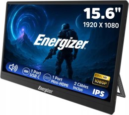 PRZENOŚNY MONITOR LED EKRAN 15'6 CALI FHD 1920 x 1080 Z GŁOŚNIKIEM HDMI