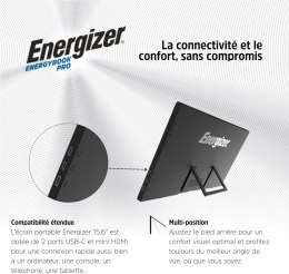PRZENOŚNY MONITOR LED EKRAN 15'6 CALI FHD 1920 x 1080 Z GŁOŚNIKIEM HDMI
