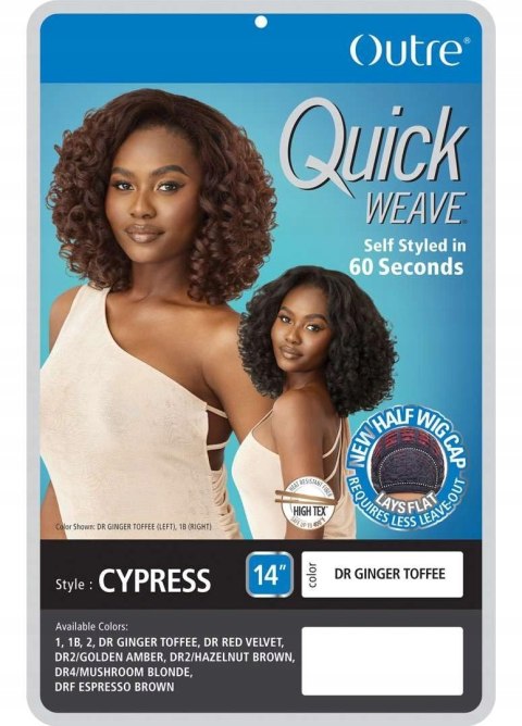 Peruka Outre Quick Knit - Cypress (OFF BLACK 1B)