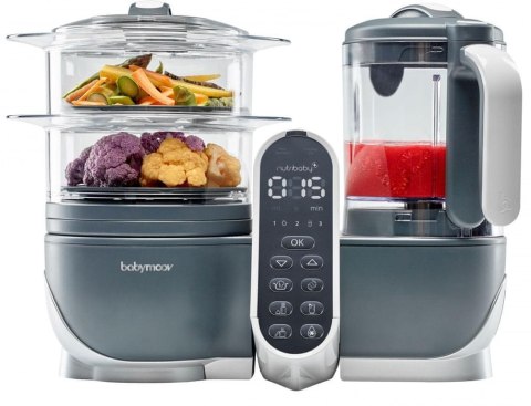 Robot kuchenny parowar Babymoov Nutribaby 500 W czarny 0,75 l 5 funkcji