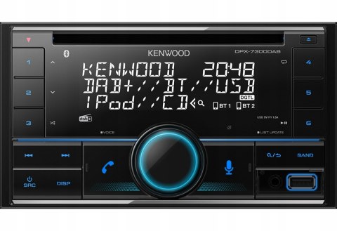 Kenwood DPX-7300DAB BT AUX USB DAB+ radio samochodowe 2-DIN