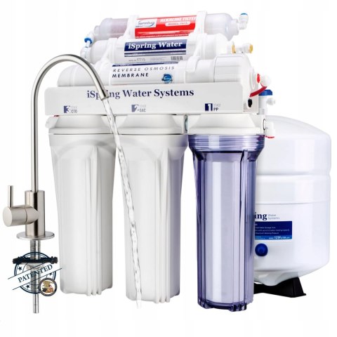 System filtrowania wody iSpring RCC7AK RO pod zlewem 6-stopniowy system