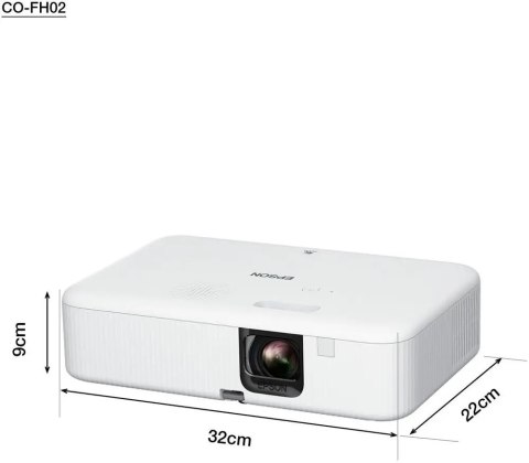 Projektor EPSON CO-FH02 Full HD (1920 x 1080), 3000 ANSI lumen, Wi-Fi