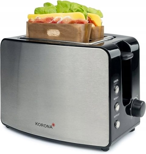 Toster Korona 21250 srebrny/szary 850 W