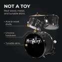 Music Alley zestaw perkusyjny dla dzieci 3-częściowy niebieski
