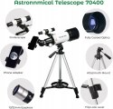 Dianfan 70400 Teleskop Refraktor 70/400 + Adapter Smartfon + Torba