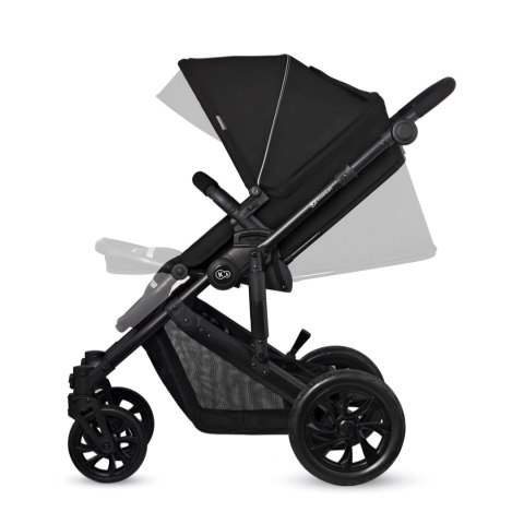 Kinderkraft wózek wielofunkcyjny PRIME LITE 3IN1 MINK PRO BLACK