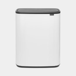 Kosz na śmieci metal Brabantia 60l biały