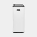 Kosz na śmieci metal Brabantia 60l biały
